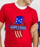 2024 Spring / Summer T-Shirt  "4th of July EXPLODES"