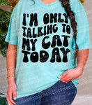 "Only Talking To My Cat Today"