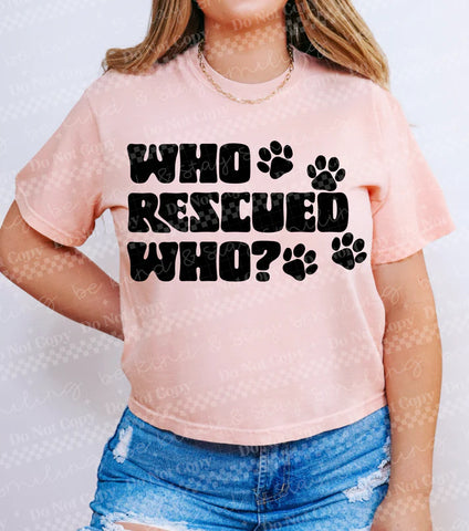 "Who Rescued Who"