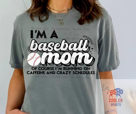 2024 Spring / Summer T-Shirt  "Baseball Mom"