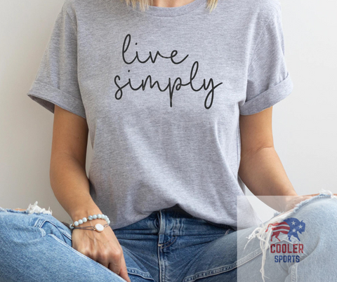 2024 Spring / Summer T-Shirt  "Live Simply"