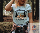 2024 Spring / Summer T-Shirt  "More Camping Less People"