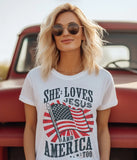 "She Loves Jesus and America Too"