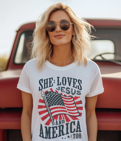 "She Loves Jesus and America Too"
