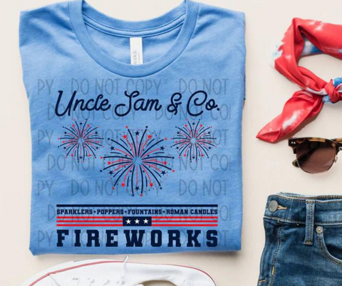 2024 Spring / Summer Kids "Uncle Sam Fireworks Co"
