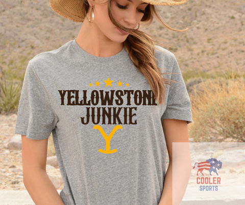 2024 Spring / Summer T-Shirt  "Yellowstone Junkie"