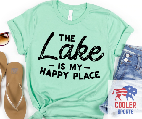 2024 Spring / Summer T-Shirt  "The Lake is My Happy Place"