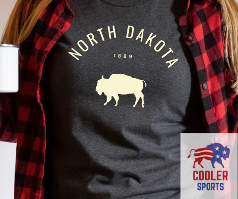 2024 Spring / Summer T-Shirt  "North Dakota Buffalo 1889"