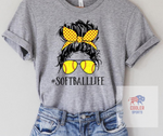 2021 Spring / Summer T-Shirt  "Softball Life"
