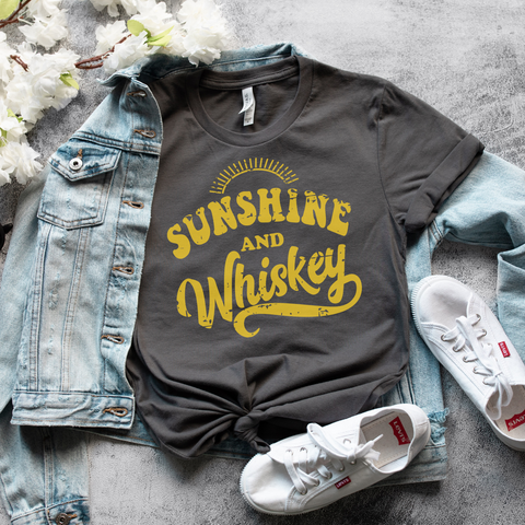 2024 Spring / Summer T-Shirt  "Sunshine & Whiskey"