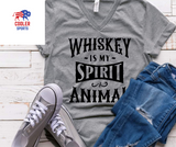 2021 Spring / Summer T-Shirt  "Whiskey Is My Spirit Animal"
